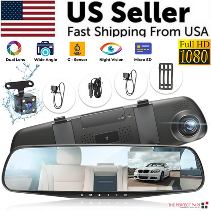 DashProof Rearview Mirror Dash Cam