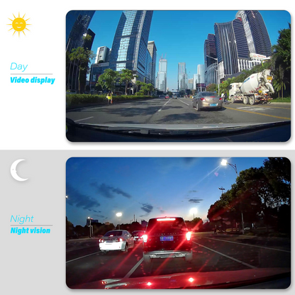 DashProof 4-Inch Front & Rear Dash Cam