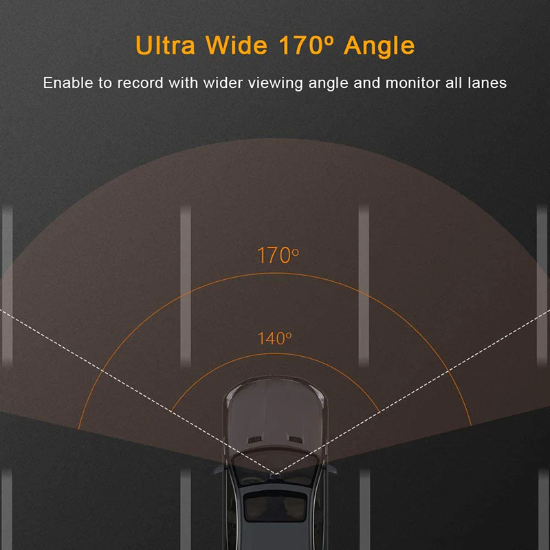 DashProof 4-Inch Front & Rear Dash Cam