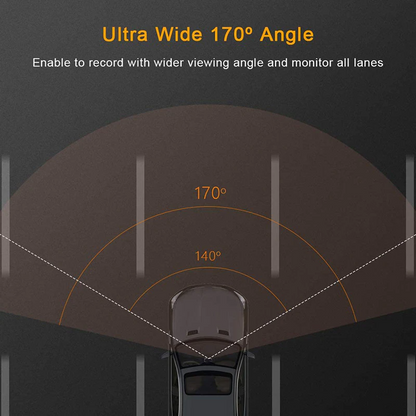 DashProof 4-Inch Front & Rear Dash Cam