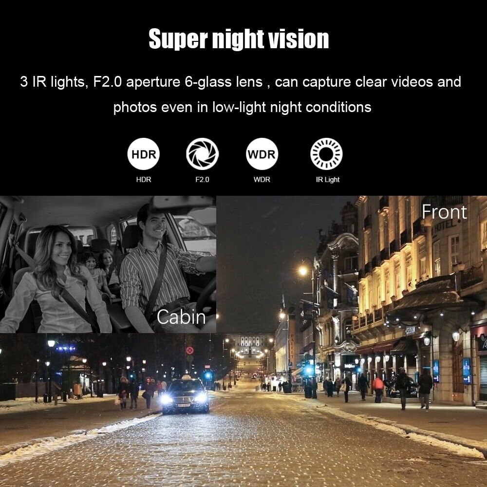 DashProof Front & Cabin Dash Cam