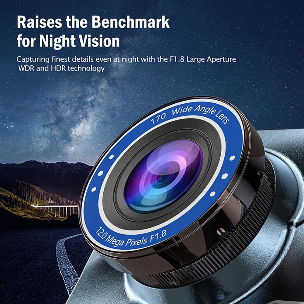 DashProof 4-Inch Front & Rear Dash Cam