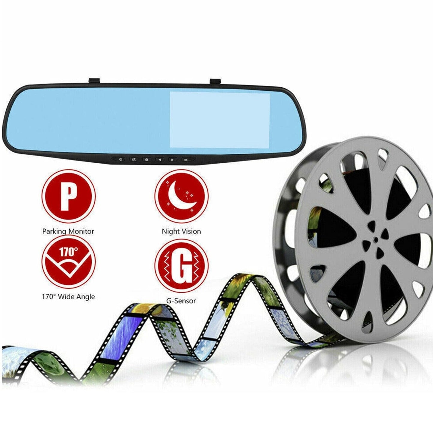 DashProof Rearview Mirror Dash Cam