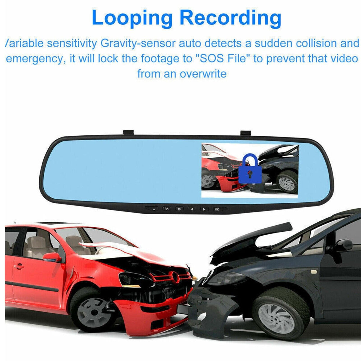 DashProof Rearview Mirror Dash Cam