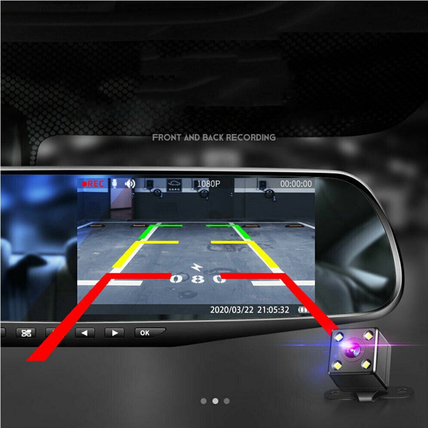 DashProof Rearview Mirror Dash Cam