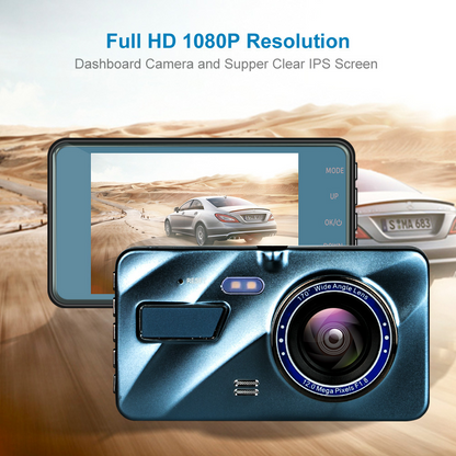 DashProof 4-Inch Front & Rear Dash Cam