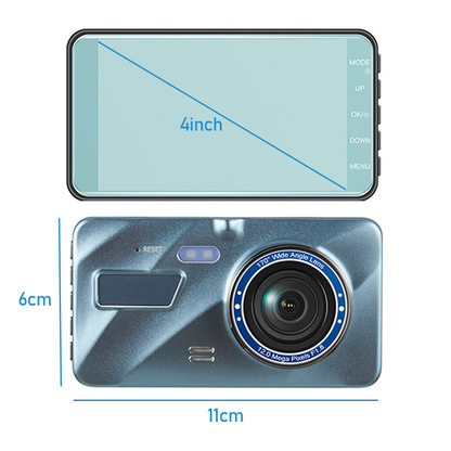 DashProof 4-Inch Front & Rear Dash Cam