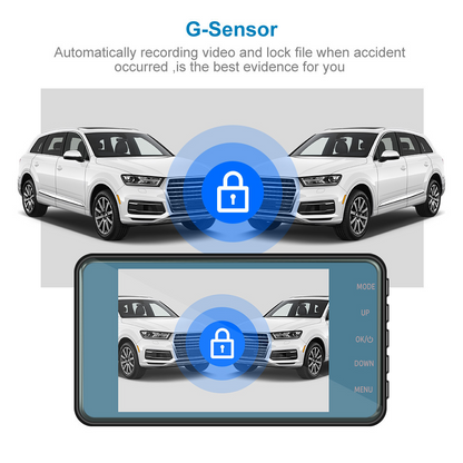 DashProof 4-Inch Front & Rear Dash Cam