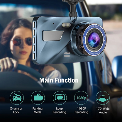 DashProof 4-Inch Front & Rear Dash Cam